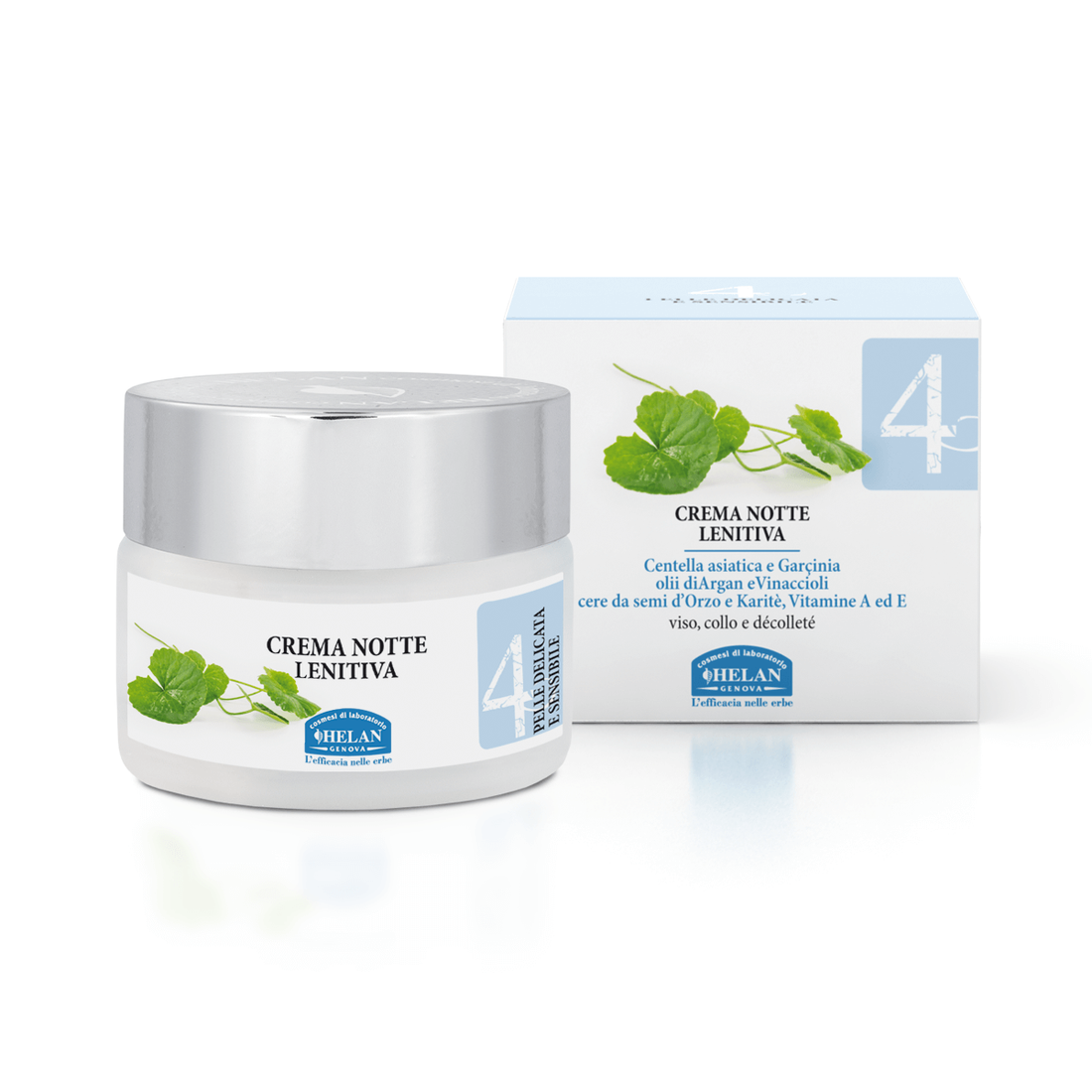 HELAN Linea Viso 4 - Pelle Delicata e Sensibile - Crema Notte Lenitiva