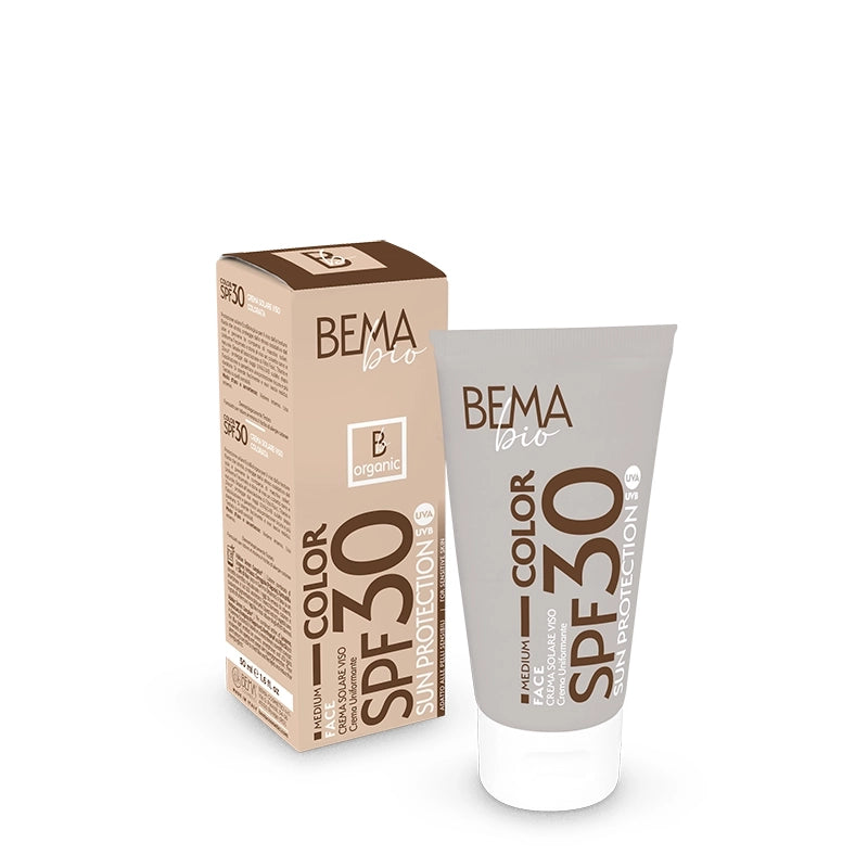 1106 BemaBio Crema solare Colorata spf 30 viso