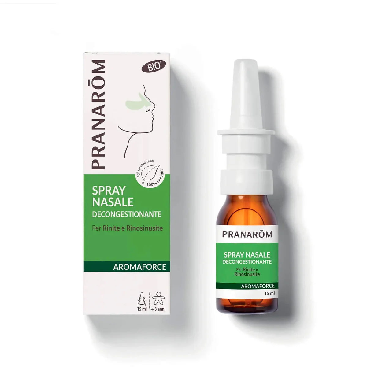 PRANAROM Aromaforce Spray Nasale Decongestionante Bio 15ml