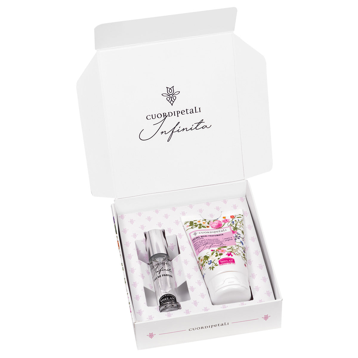 HELAN Cofanetto Cuor di Petali Infinita - Crema mani 50ml + Eau De Parfum 10ml