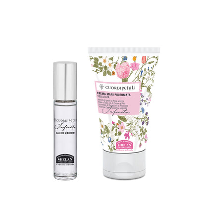 HELAN Cofanetto Cuor di Petali Infinita - Crema mani 50ml + Eau De Parfum 10ml