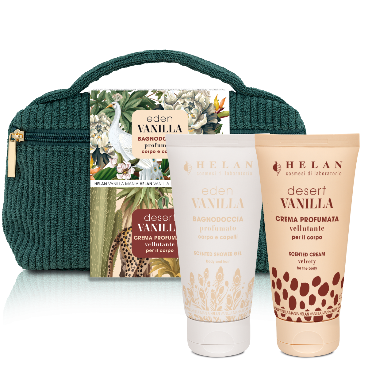 HELAN Vanilla Mania Eden &amp; Desert Beauty Pochette Travel Size