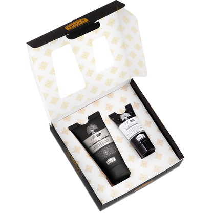 HELAN M-Oud Cofanetto - Gel Bagnodoccia Profumato 75 ml + Balsamo Dopobarba 20ml