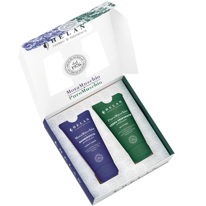 HELAN I Muschi Cofanetto - Bagnodoccia Profumato 75 ml + Crema Profumata Setificante 75ml
