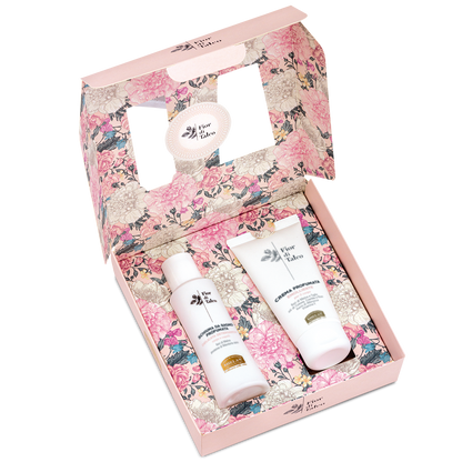 HELAN Fior di Talco Cofanetto Schiuma da Bagno Profumata 75ml + Crema Profumata Emolliente 75ml