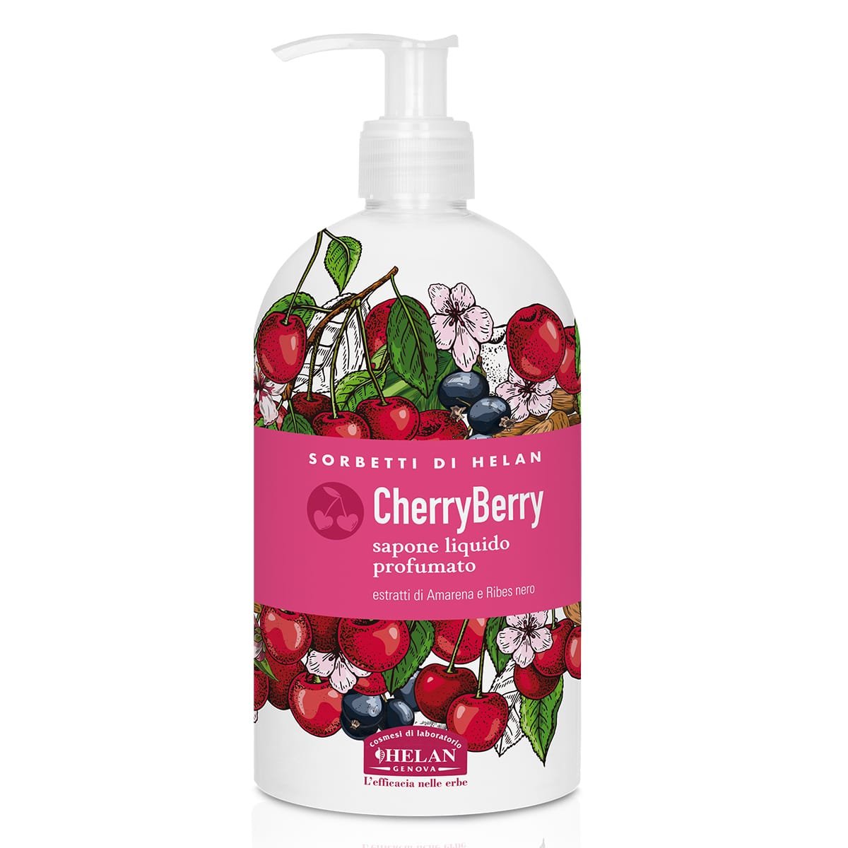 I SORBETTI DI HELAN CherryBerry Sapone Liquido Profumato