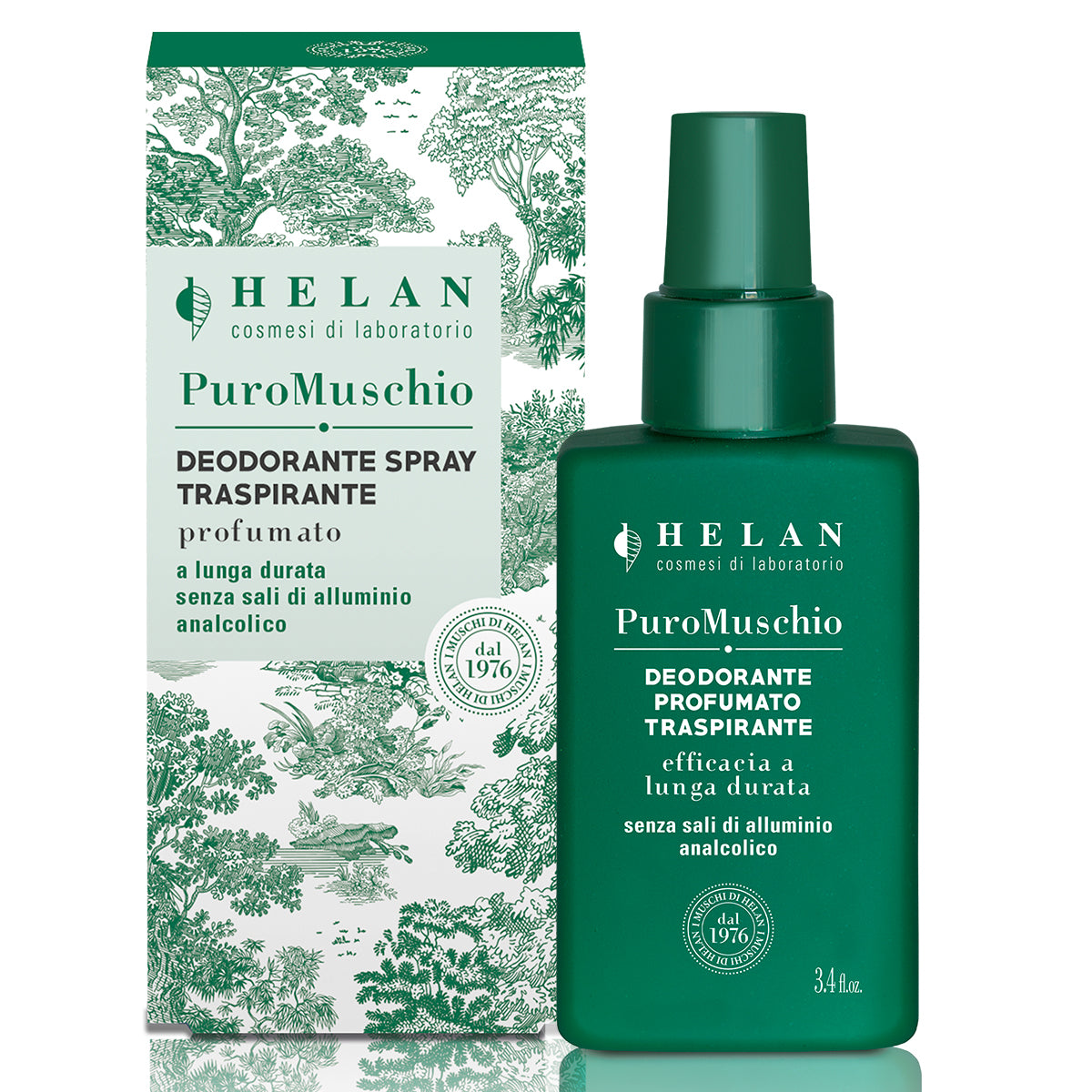 HELAN Puro Muschio Deodorante Spray Traspirante