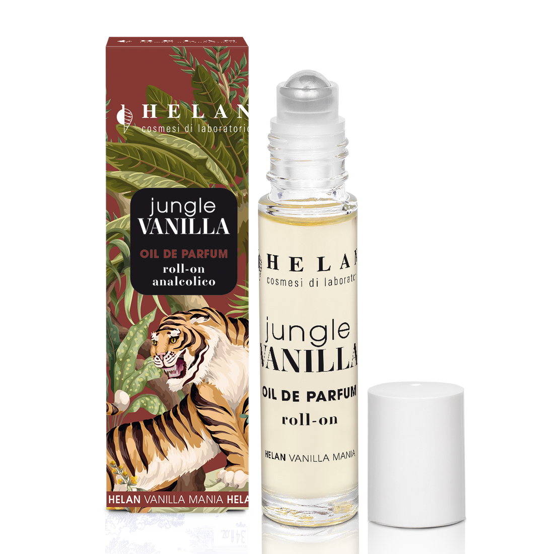HELAN Vanilla Mania Jungle Oil de Parfum Roll-on Analcolico 10ml