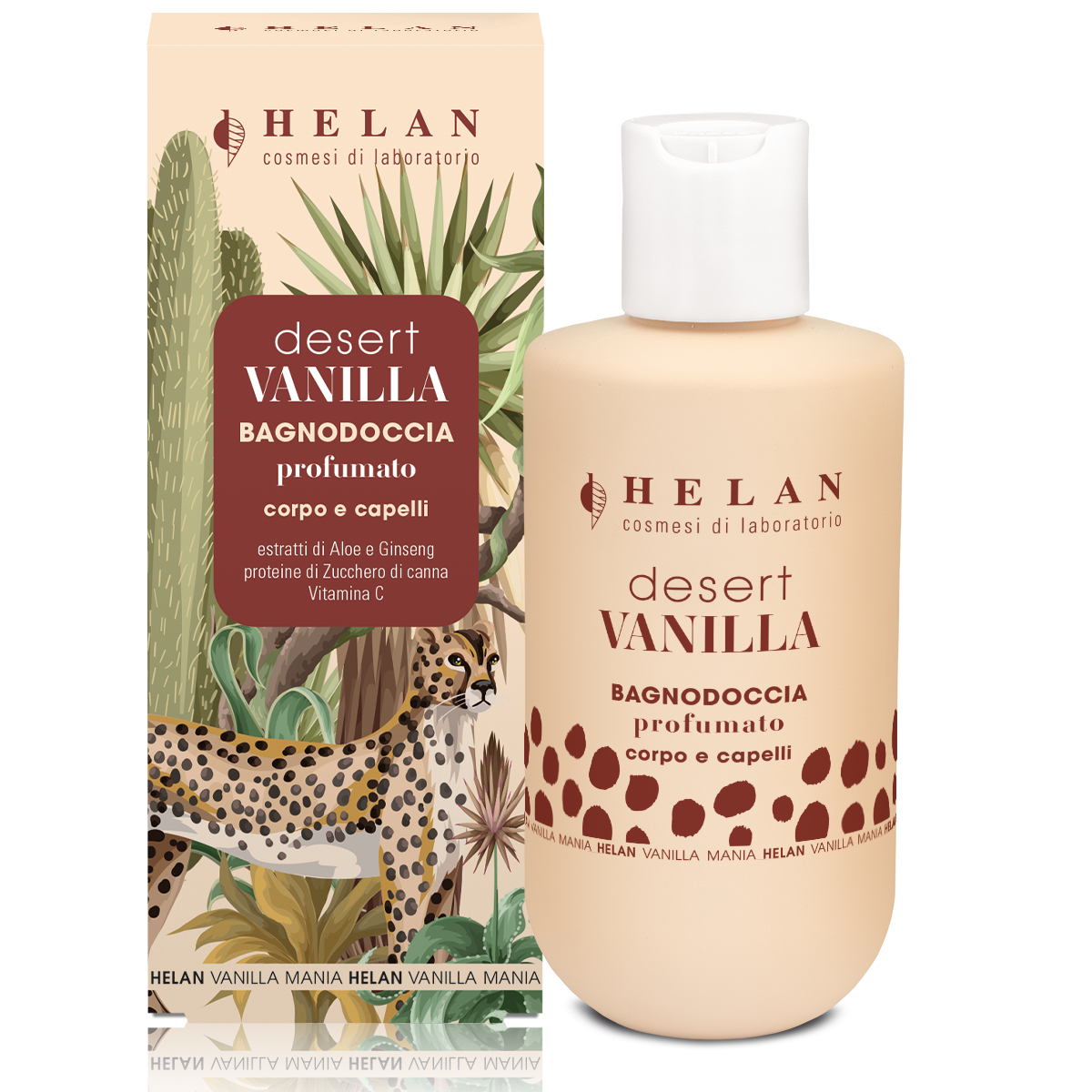 HELAN Vanilla Mania Desert Bagnodoccia Profumato 200ml