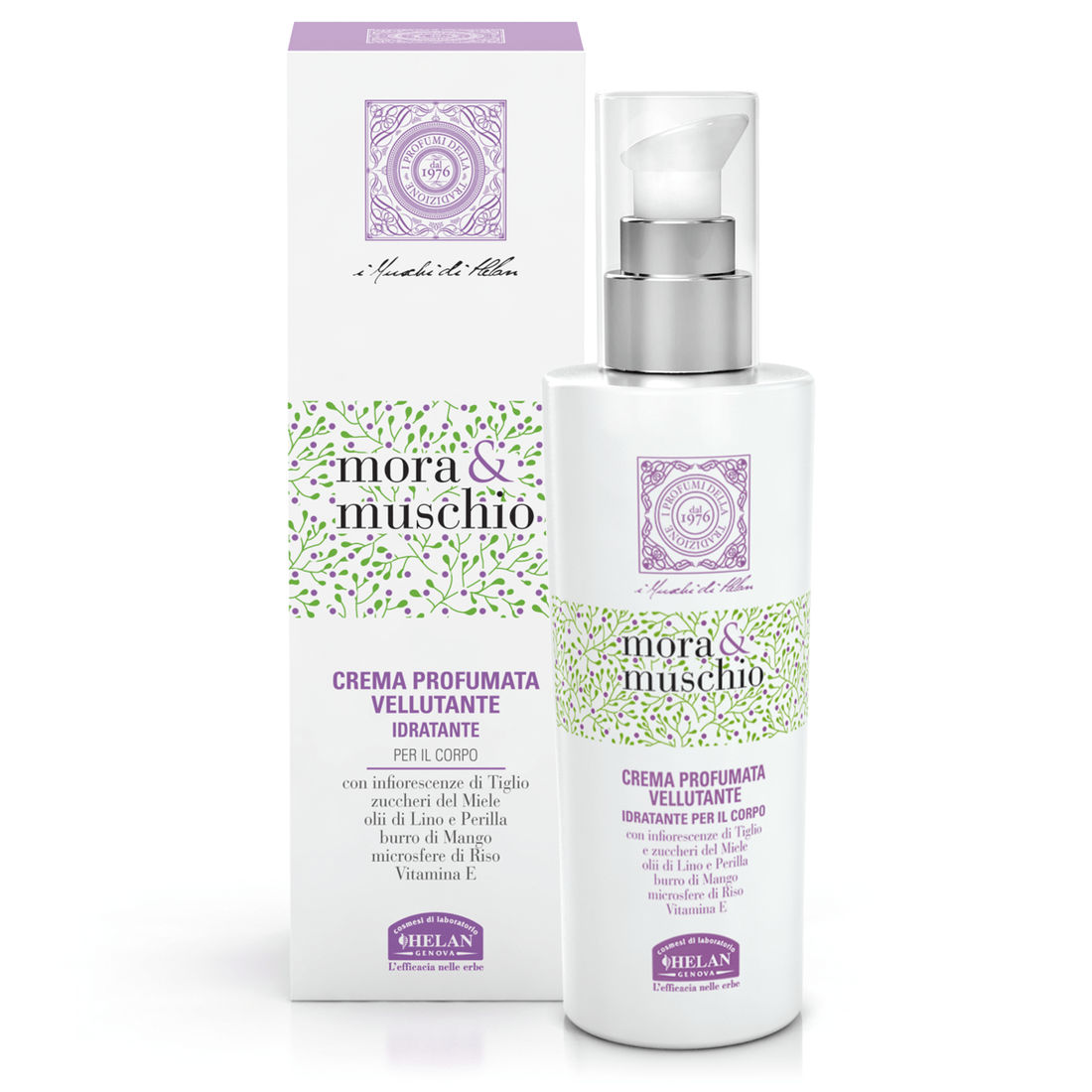 HELAN Mora &amp; Muschio Crema Profumata Vellutante