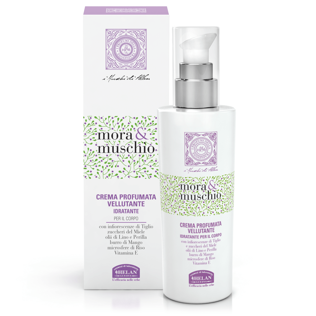 HELAN Mora &amp; Muschio Crema Profumata Vellutante