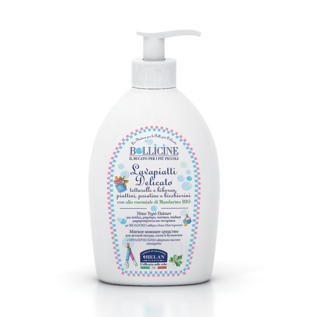 HELAN BOLLICINE Lavapiatti Delicato 400mL