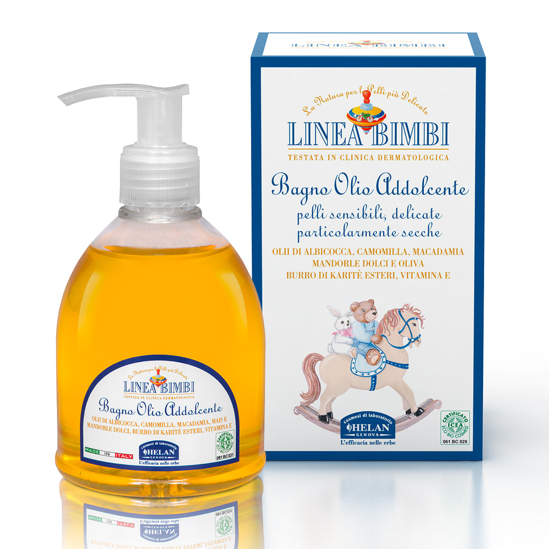 HELAN Linea Bimbi Bagno Olio Addolcente