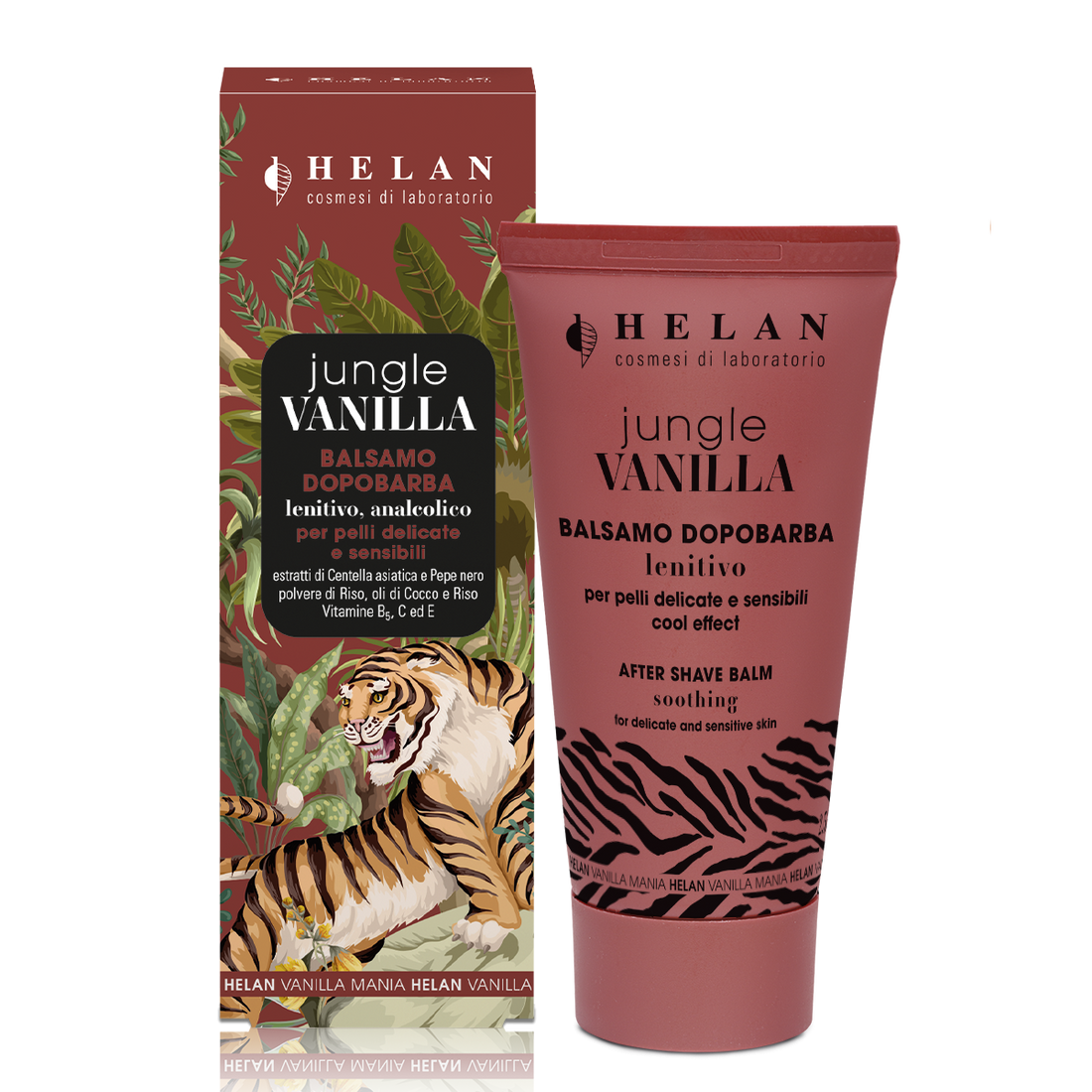 HELAN Vanilla Mania Jungle Balsamo Dopobarba Lenitivo Analcolico 75ml
