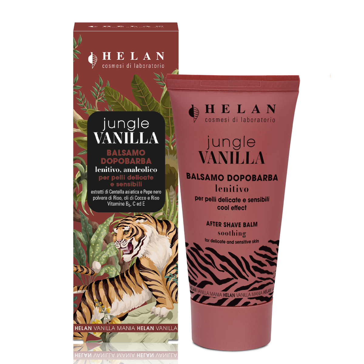 HELAN Vanilla Mania Jungle Balsamo Dopobarba Lenitivo Analcolico 75ml