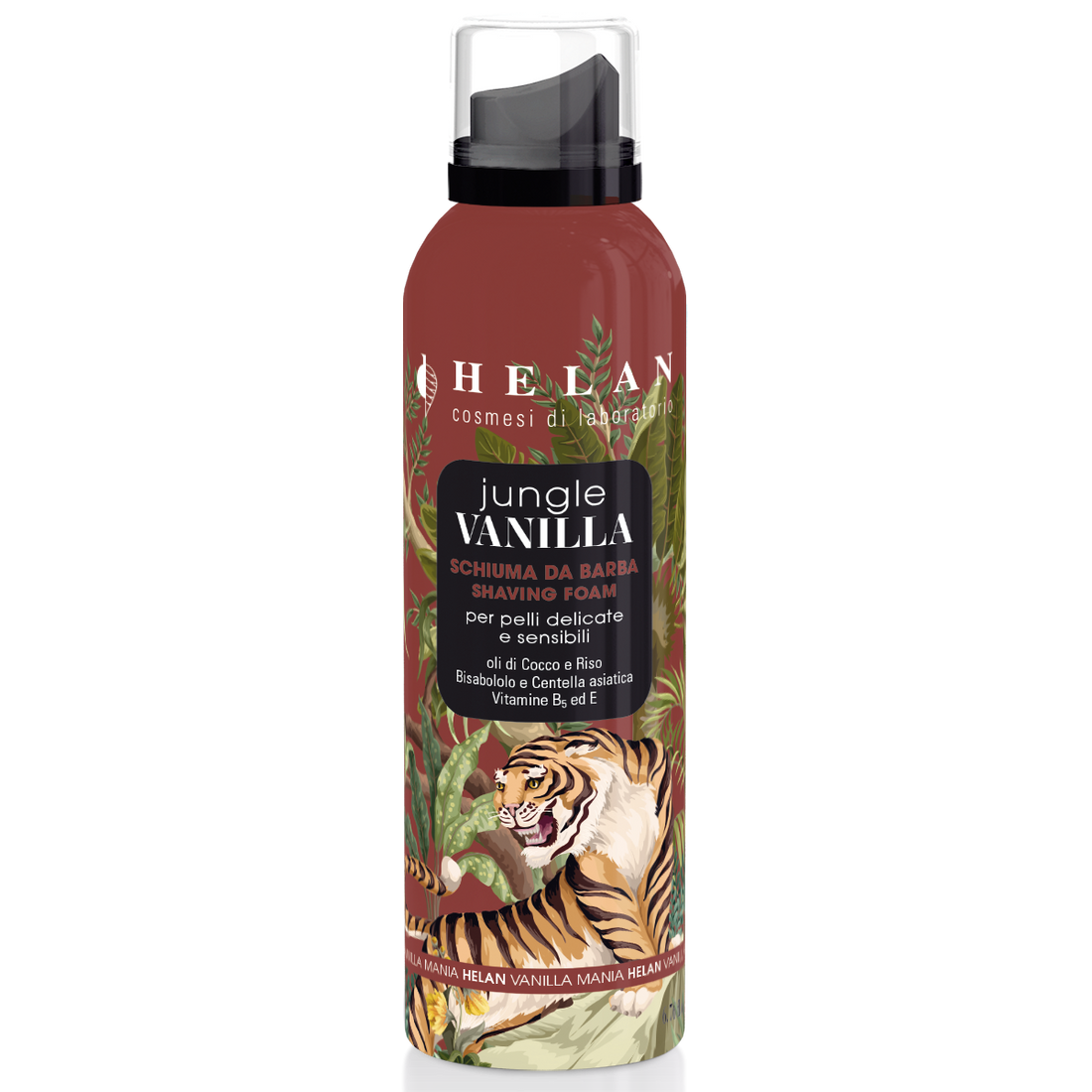 HELAN Vanilla Mania Jungle Schiuma da Barba Effetto Cool 200ml