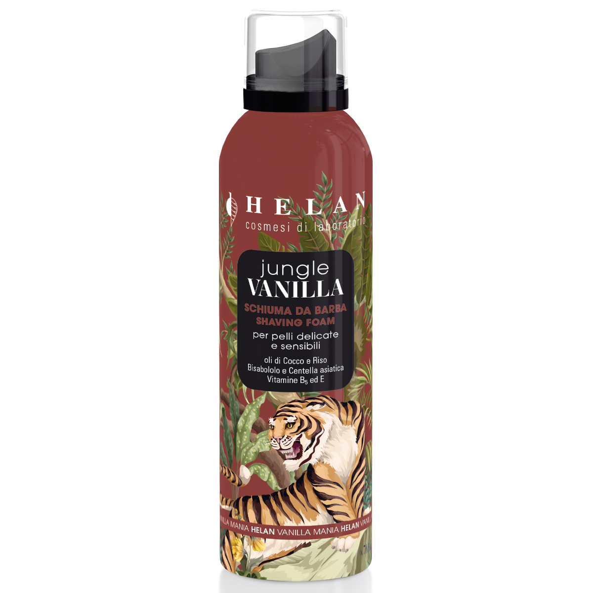 HELAN Vanilla Mania Jungle Schiuma da Barba Effetto Cool 200ml