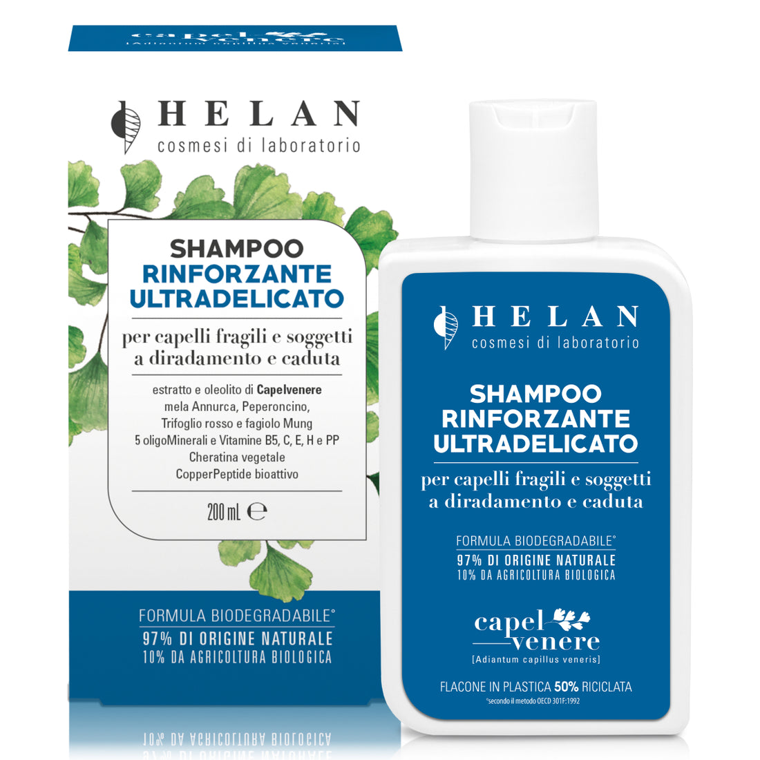 HELAN CAPELVENERE Shampoo Rinforzante Ultradelicato 200m