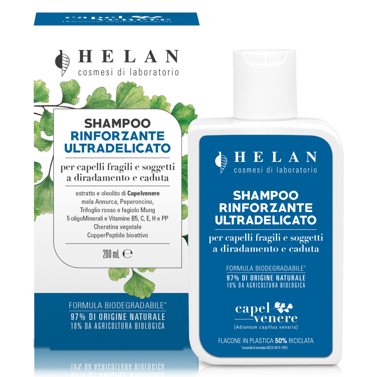 HELAN CAPELVENERE Shampoo Rinforzante Ultradelicato 200m