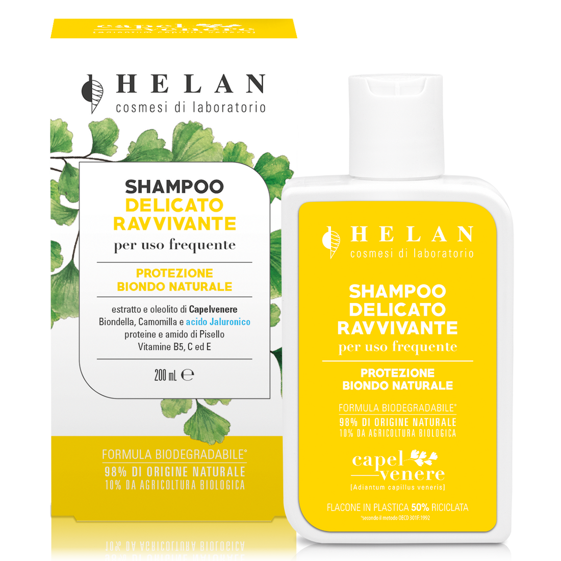 HELAN CAPELVENERE Shampoo Delicato Ravvivante biondo naturale 200mL