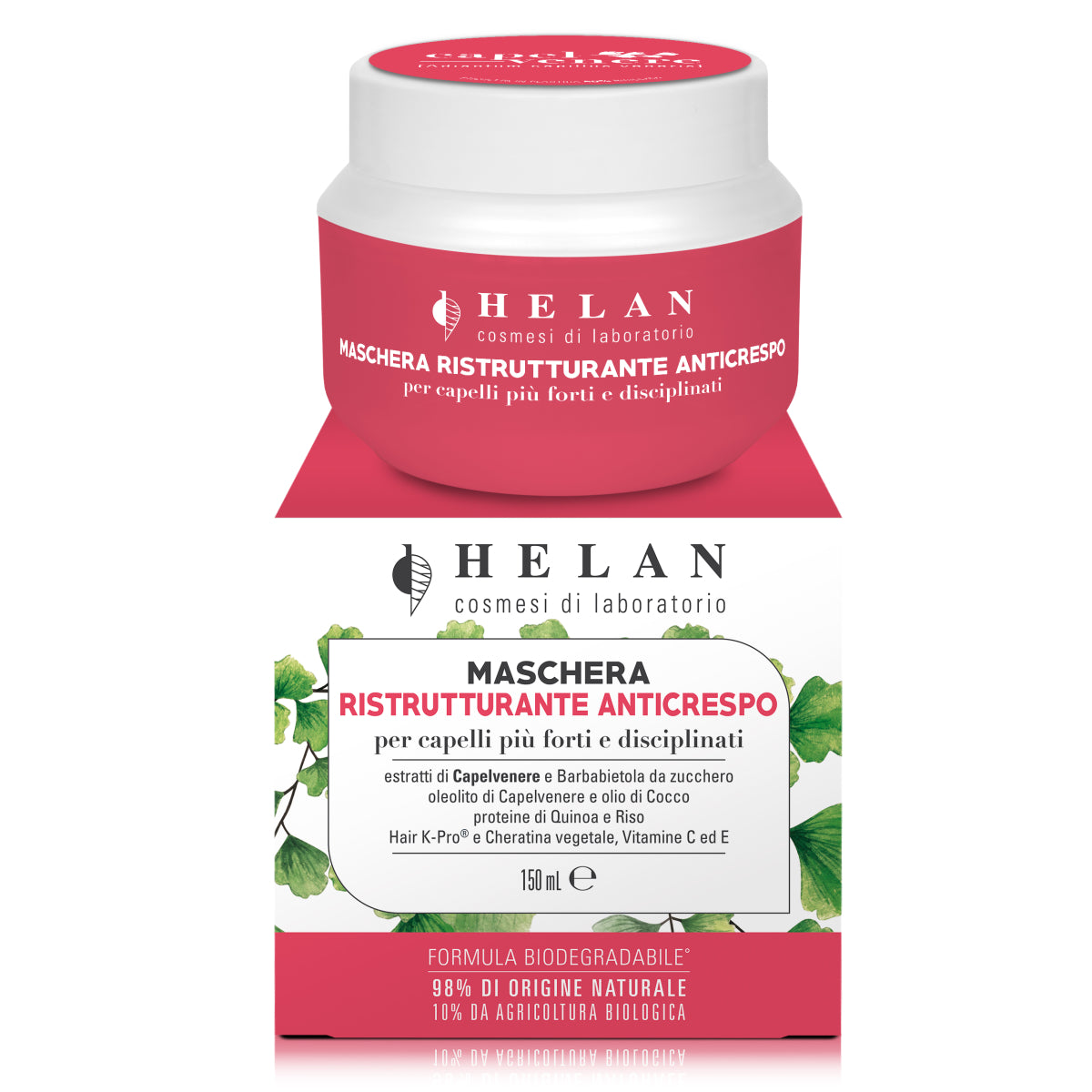HELAN CAPELVENERE Maschera Ristrutturante Anticrespo 150mL
