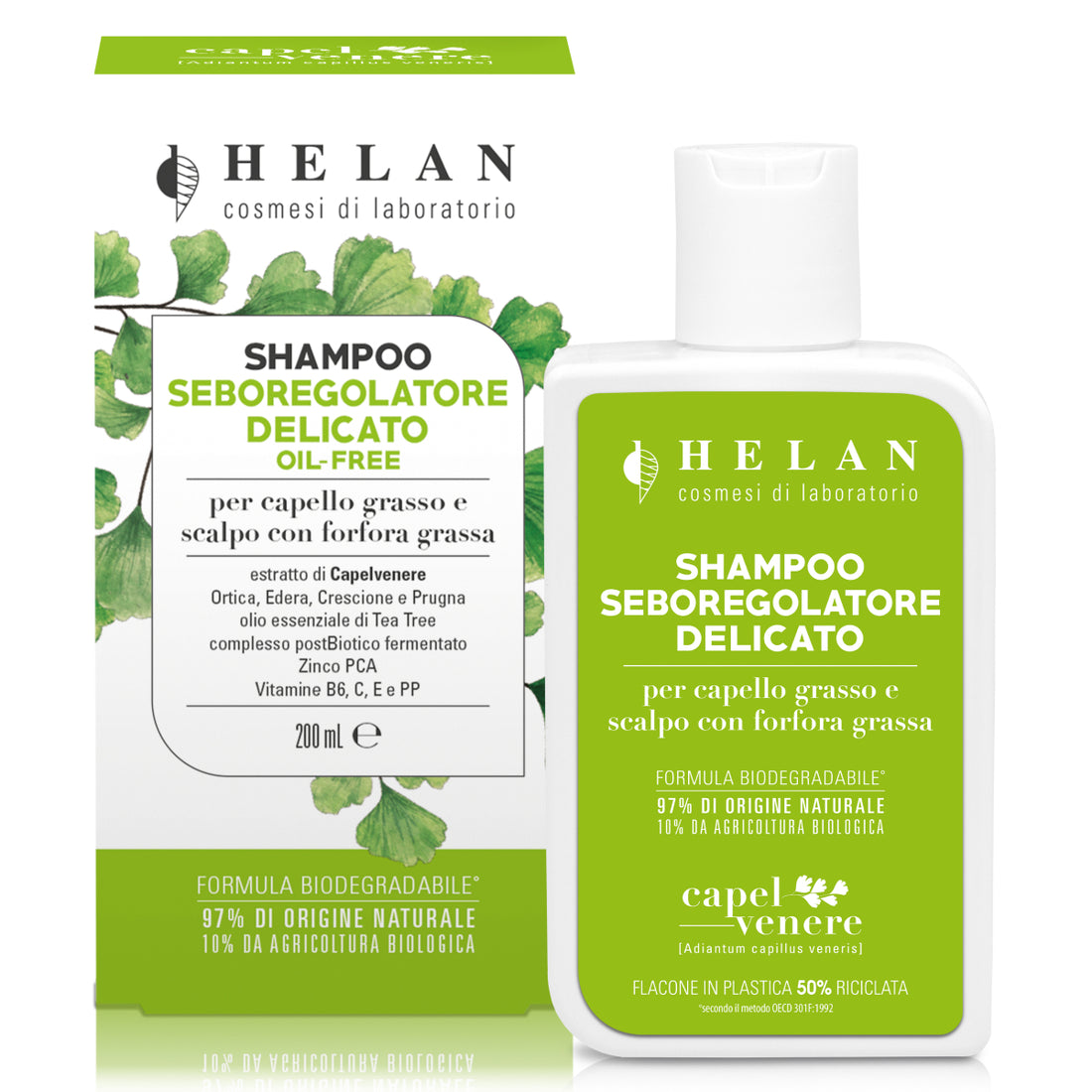 HELAN CAPELVENERE Shampoo Seboregolatore Delicato Oil-Free 200mL