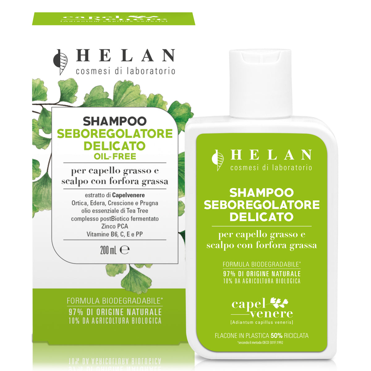 HELAN CAPELVENERE Shampoo Seboregolatore Delicato Oil-Free 200mL