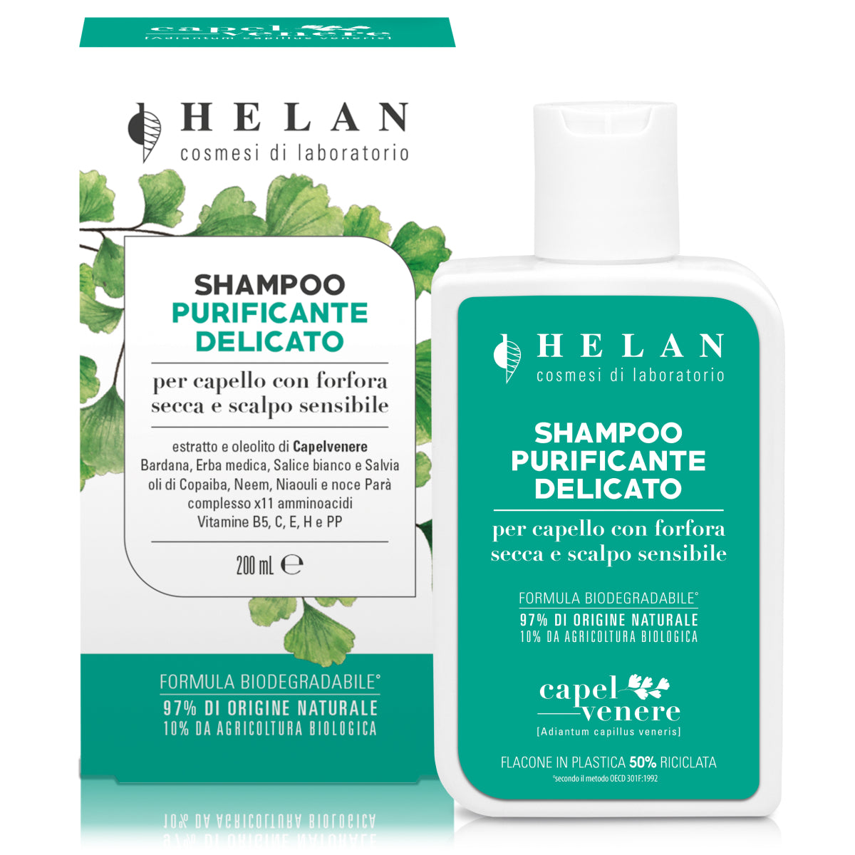 HELAN CAPELVENERE Shampoo Purificante Delicato 200mL