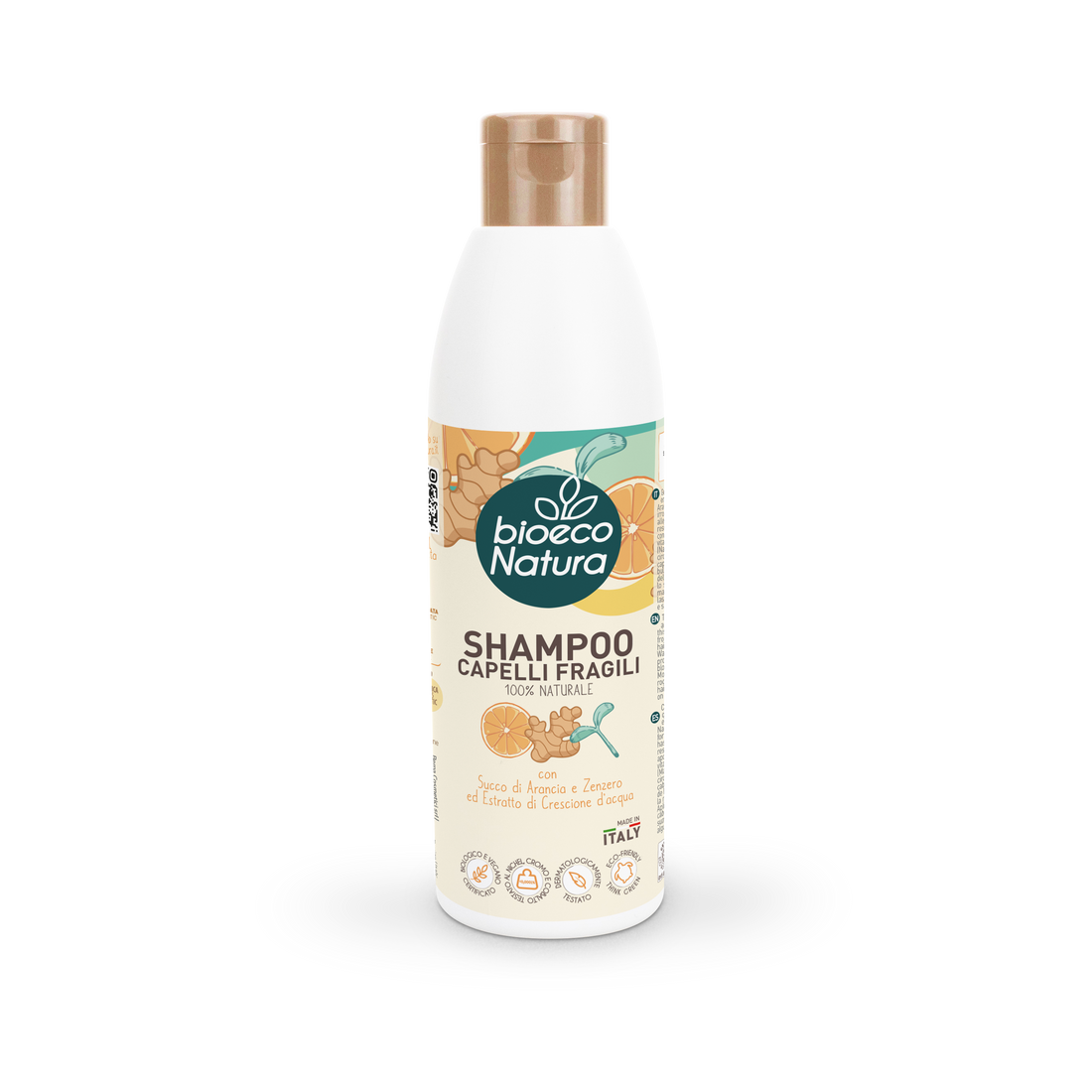 BIOECONATURA Shampoo Capelli Fragili 250ml