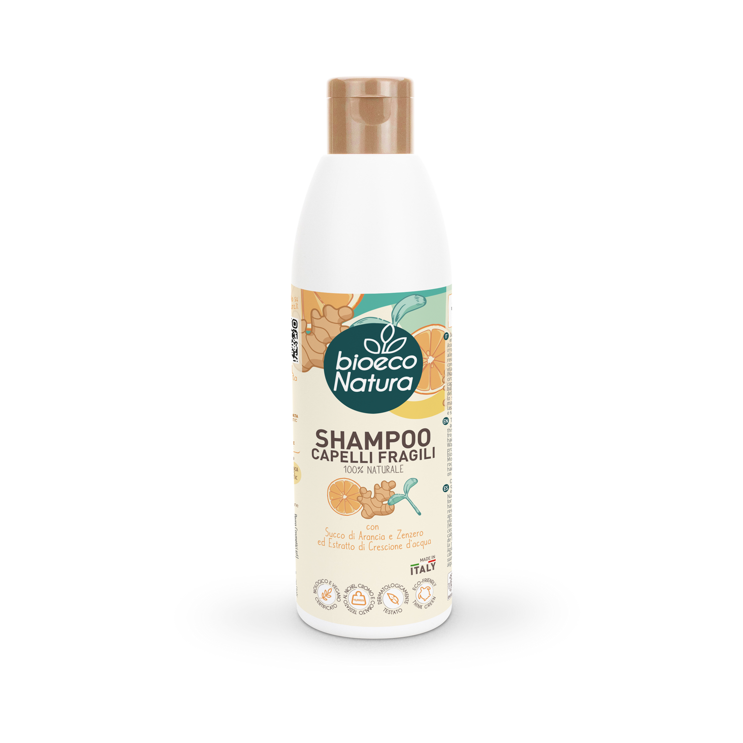 BIOECONATURA Shampoo Capelli Fragili 250ml