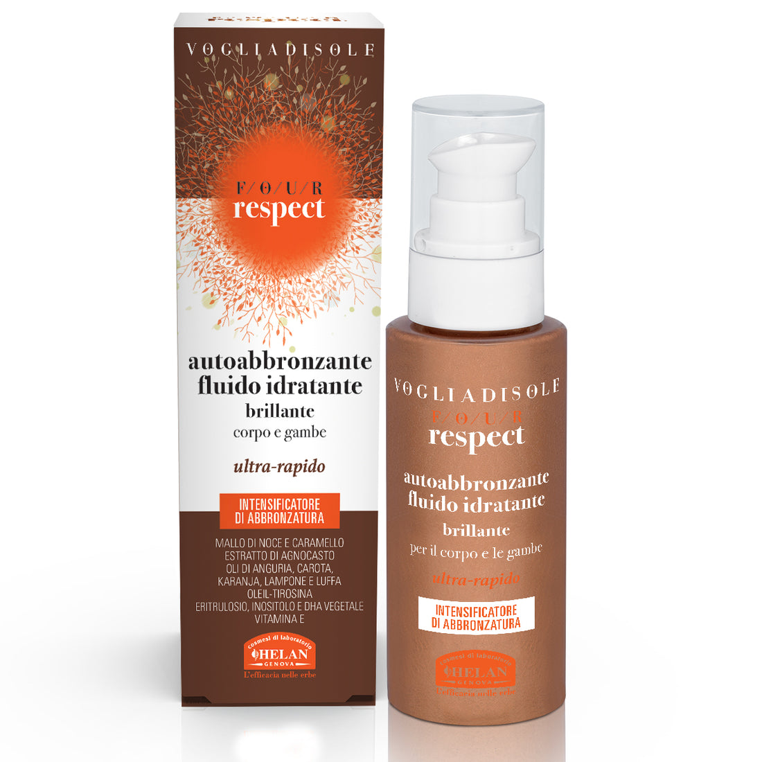 HELAN Voglia di Sole Autoabbronzante Fluido Idratante Corpo