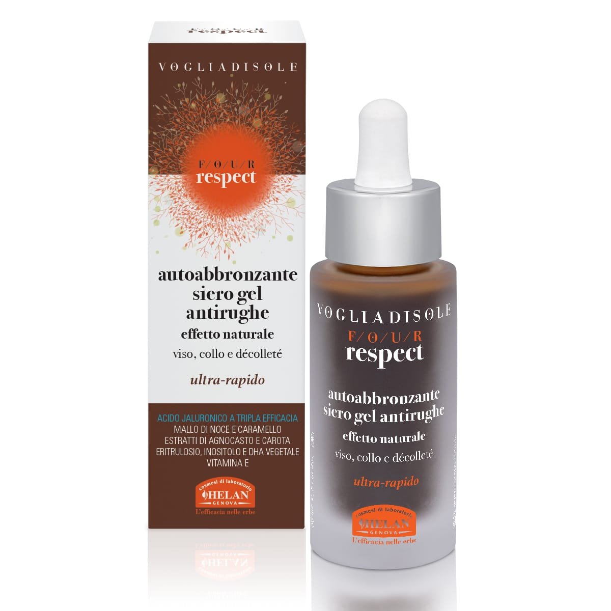 VOGLIA DI SOLE FOUR RESPECT Autoabbronzante Siero Gel Antirughe