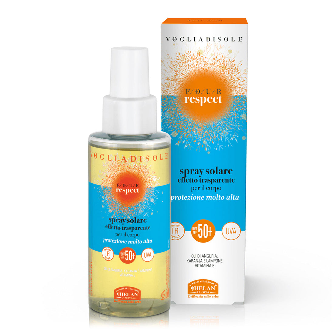 VOGLIA DI SOLE Spray solare Trasparente SPF50+ 150ml