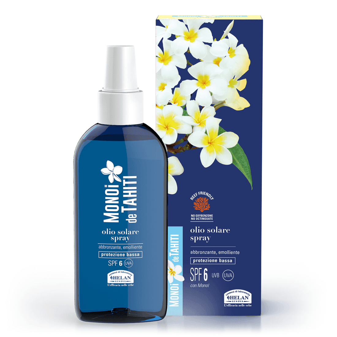 Helan Monoi de Tahiti Olio Solare spray SPF 6