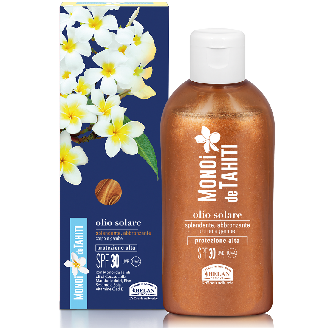 MONOI DE TAHITI Olio Solare Splendente Abbronzante SPF 30 150ml