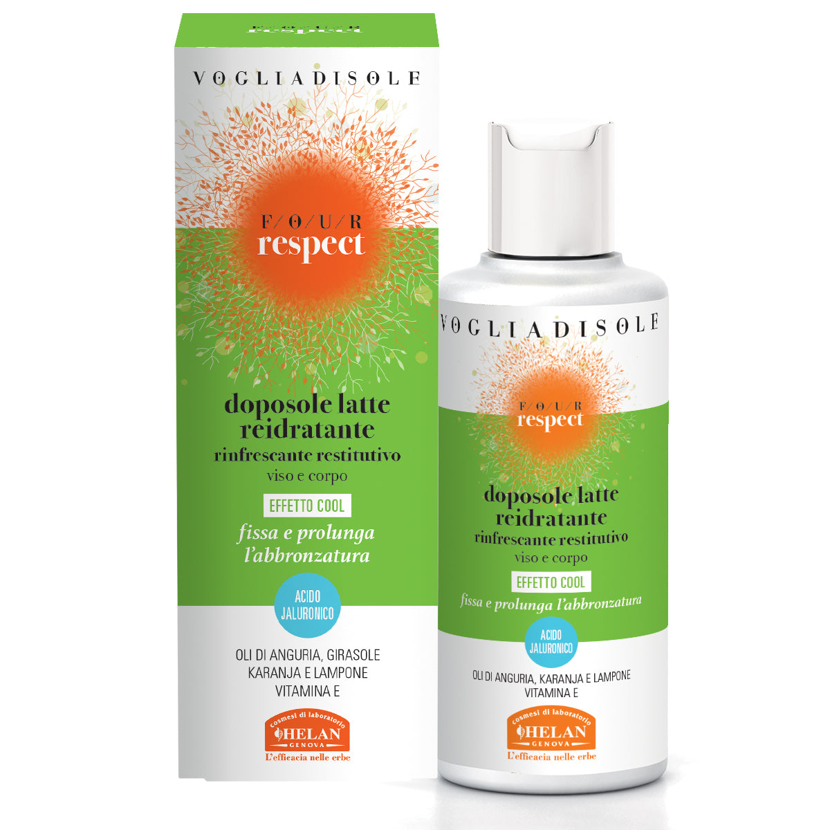 HELAN VOGLIA DI SOLE Doposole Latte Reidratante Rinfrescante 200ml