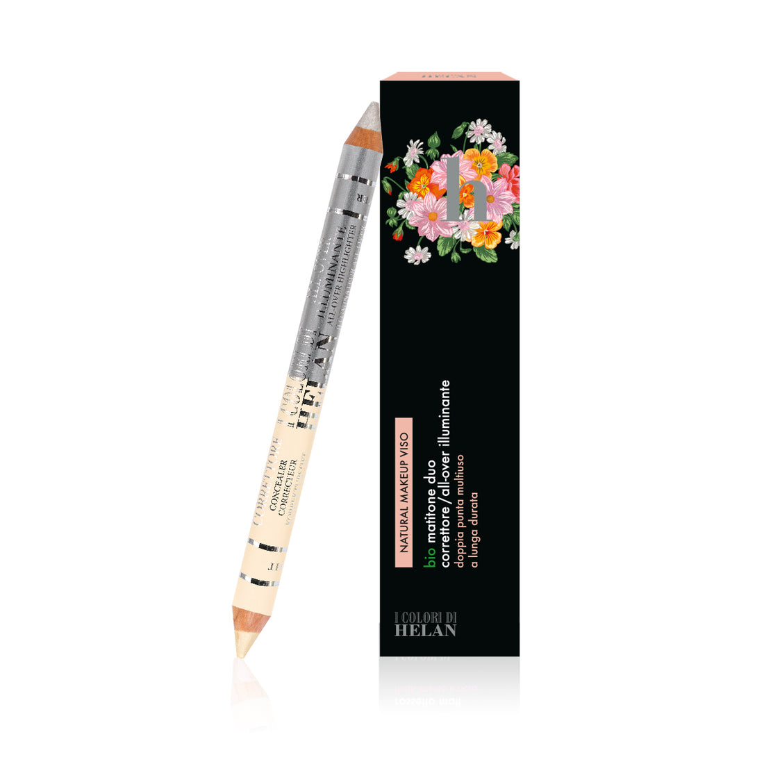 I Colori di Helan Bio Matitone Duo Correttore / All-Over Illuminante - Light-Silver