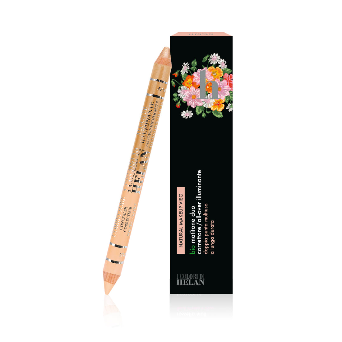 I Colori di Helan Bio Matitone Duo Correttore / All-Over Illuminante - Dark-Bronze