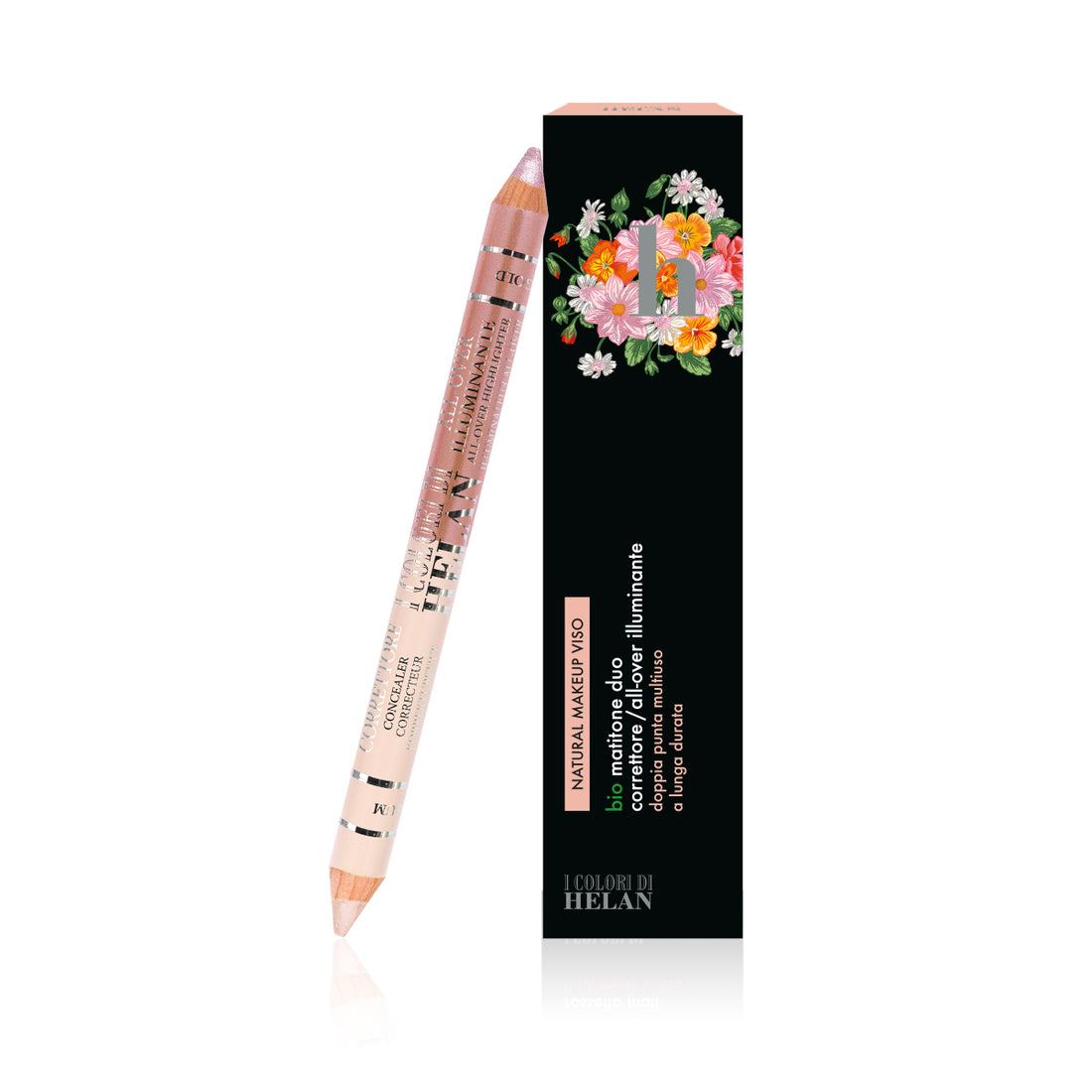 I Colori di Helan Bio Matitone Duo Correttore / All-Over Illuminantee - Medium-Pink Gold