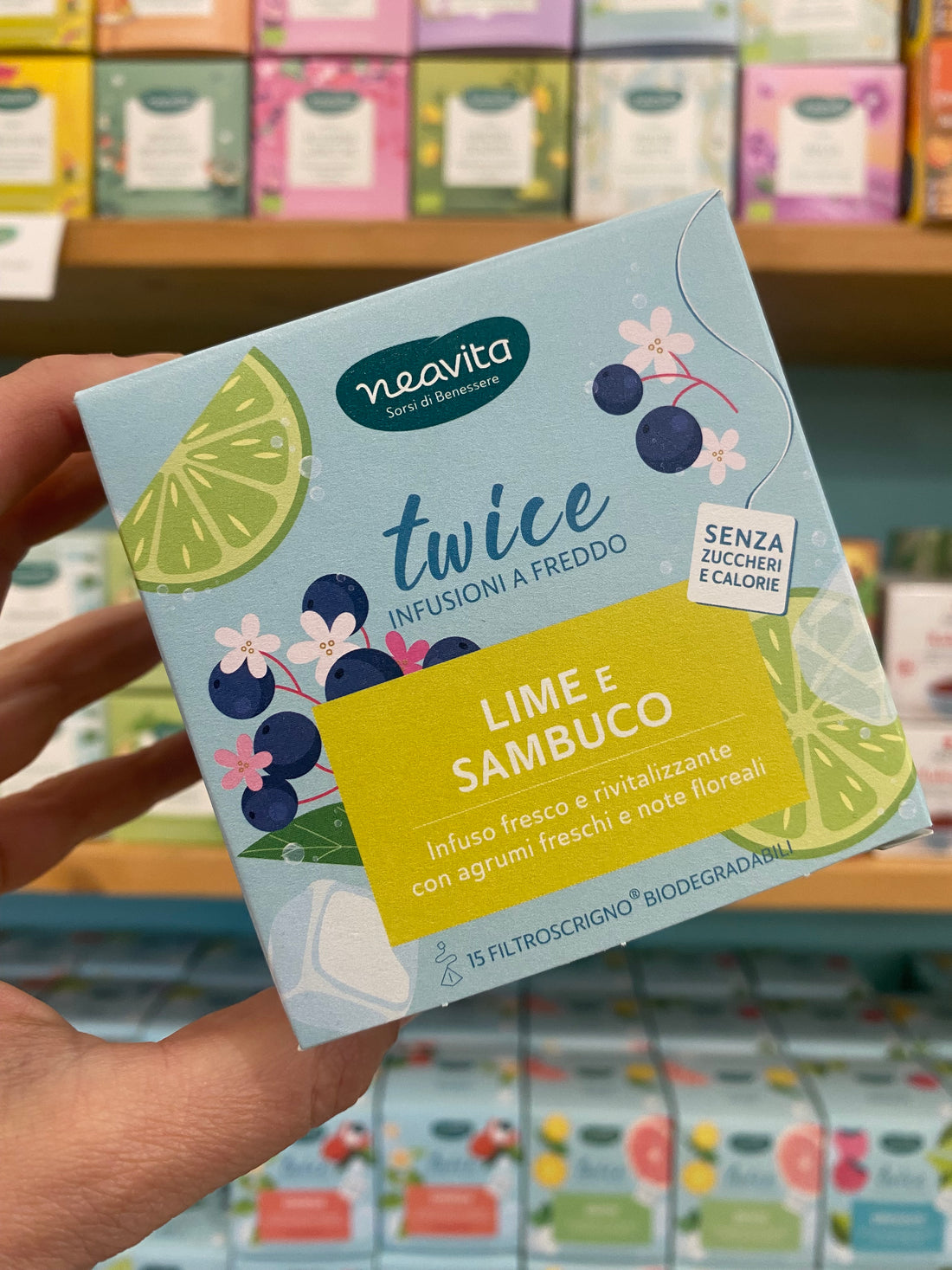 NEAVITA Twice Lime e Sambuco 15 filtroscrigno