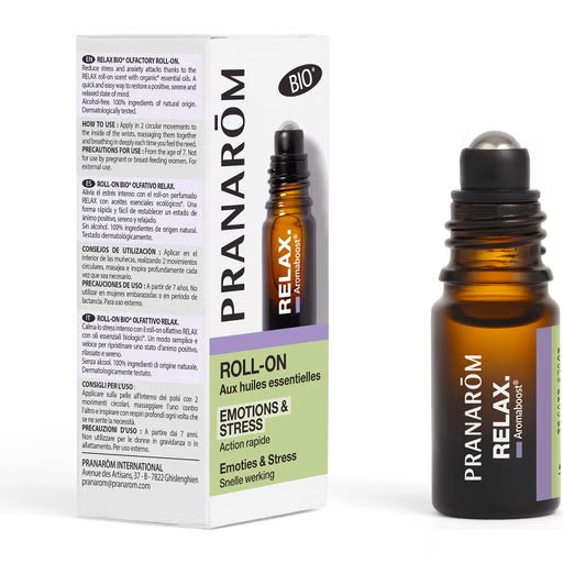 PRANAROM Aromaboost roll-on RELAX BIO - 5 ML