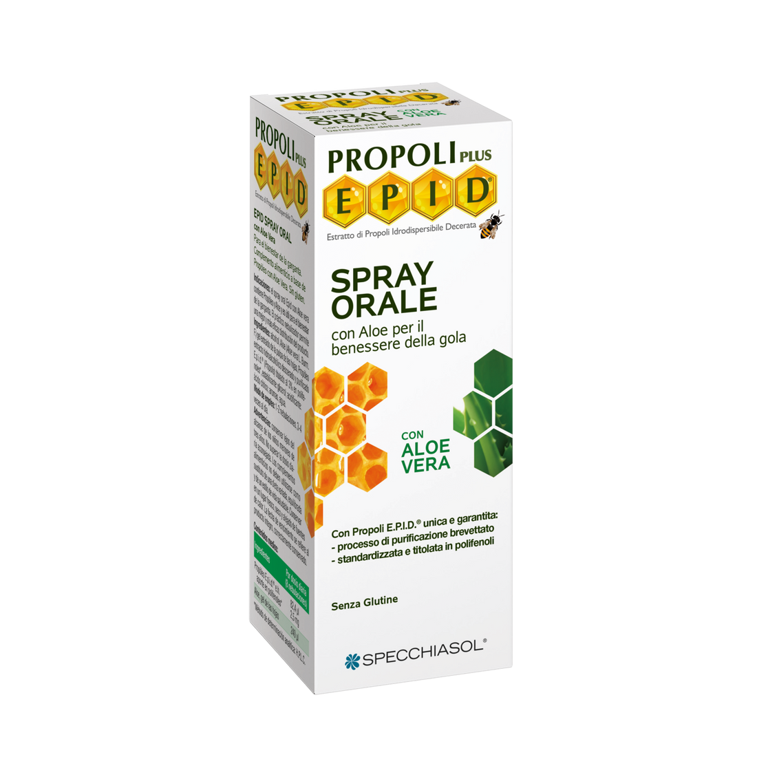SPECCHIASOL Epid Spray Orale con Aloe Vera 15ml
