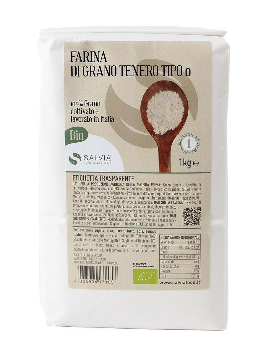 Salvia - Farina di Grano Tenero tipo 0 1kg