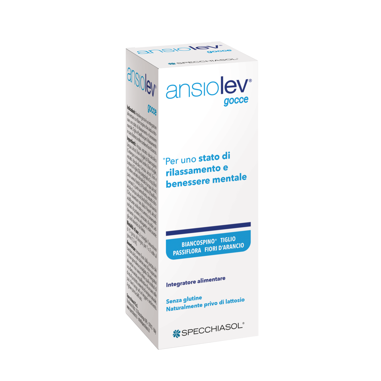 SPECCHIASOL Ansiolev gocce 20ml