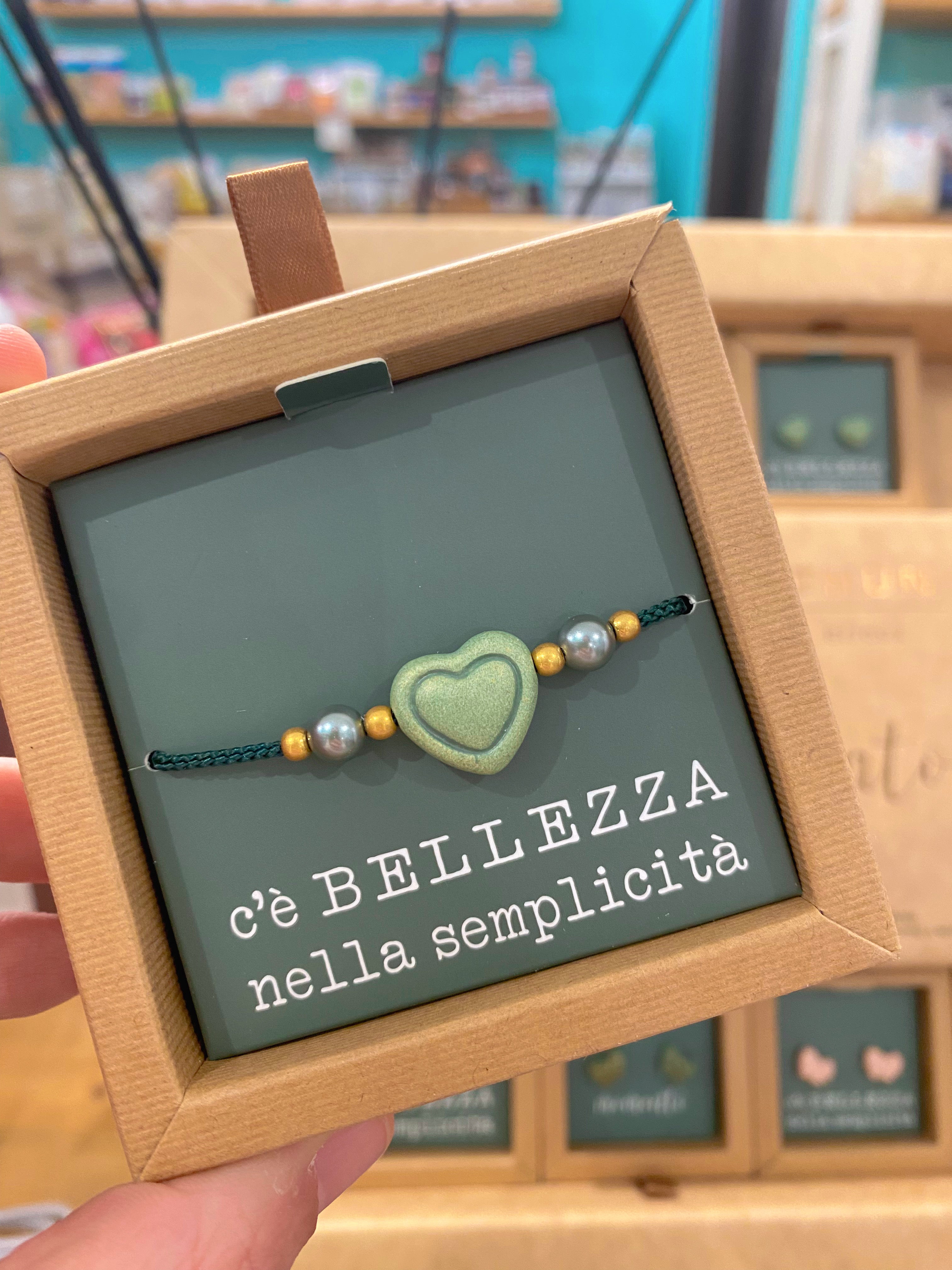 THUN Bracciale Cuore Verde