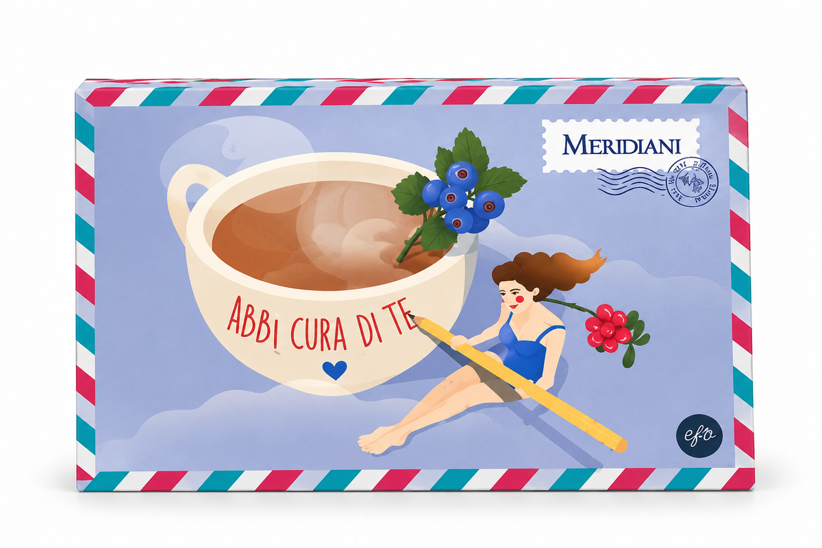 MERIDIANI Busta Infuso di Frutta Profumo di Bosco 40 g
