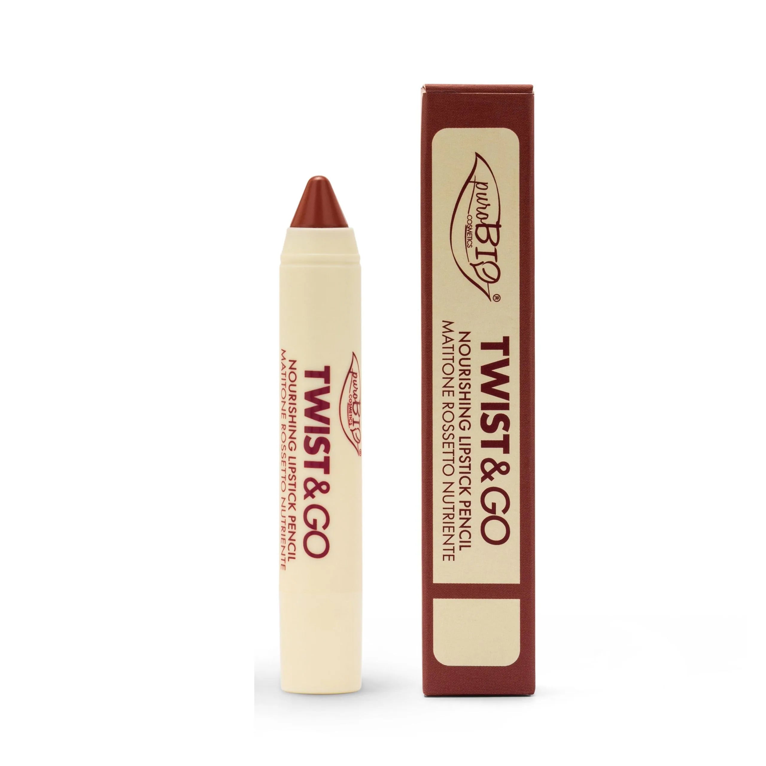 PUROBIO COSMETICS Twist &amp; Go Matitone Rossetto Nutriente 506