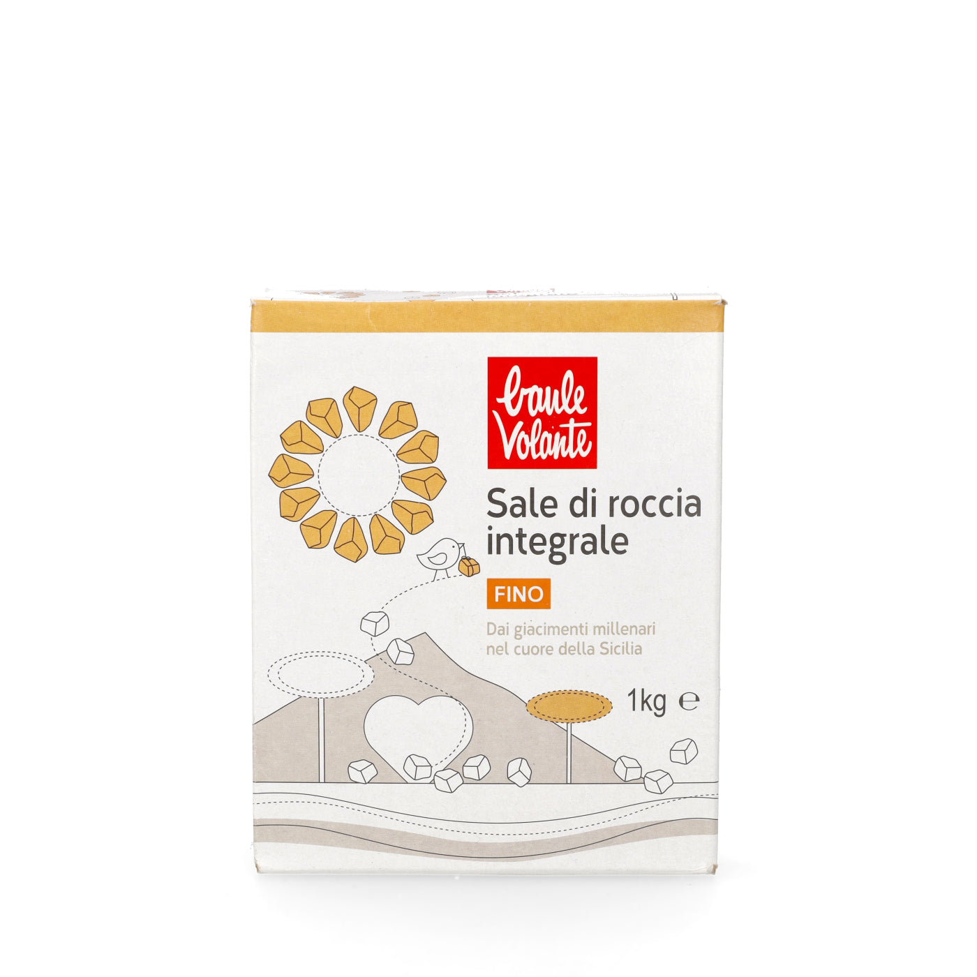 Baule Volante Sale di Roccia Integrale Fino 1kg
