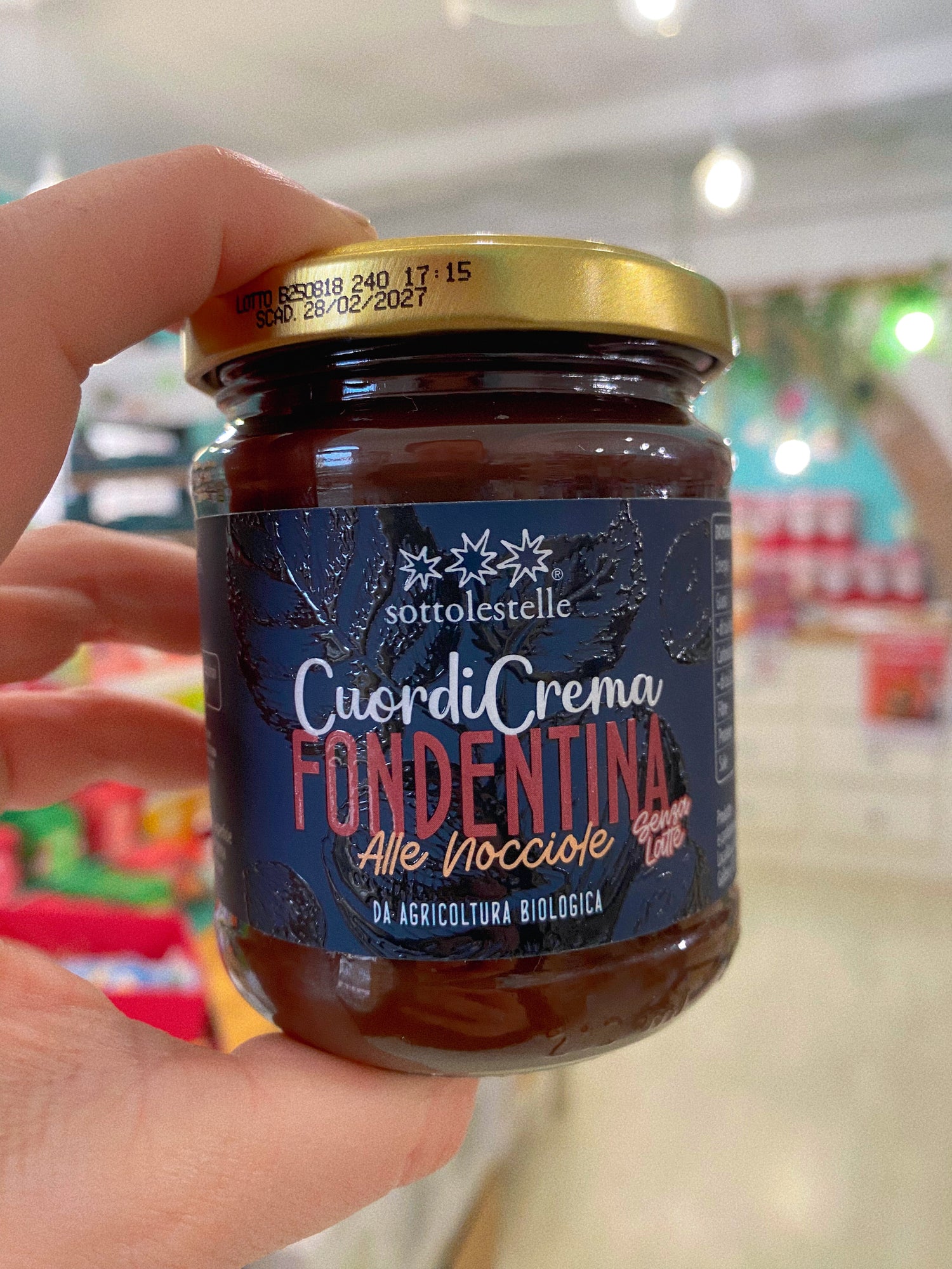 Sotto le Stelle - Crema Fondente alla Nocciola senza latte 200gr