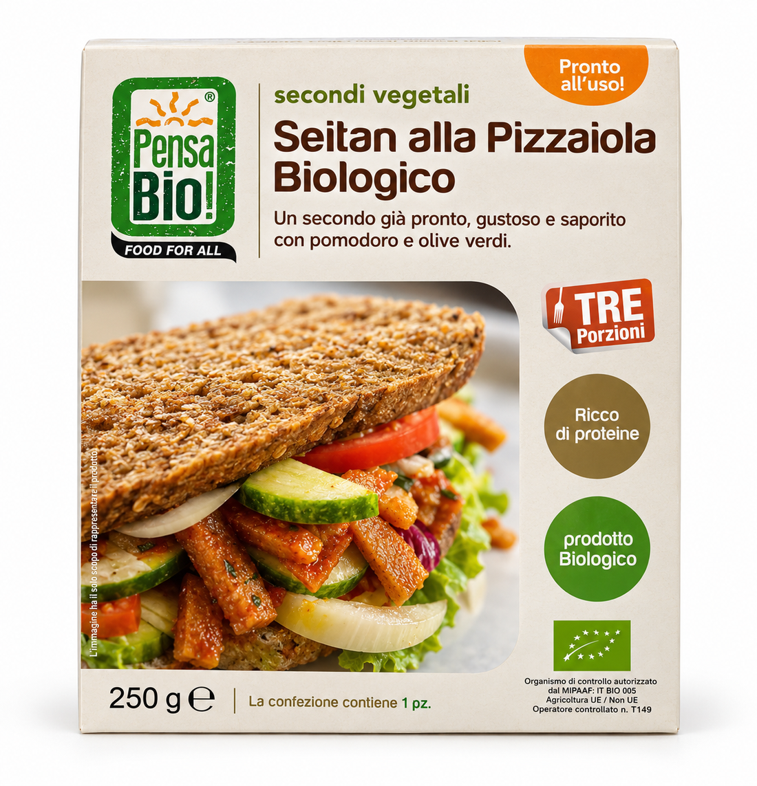 Pensa Bio! Seitan alla Pizzaiola 250gr